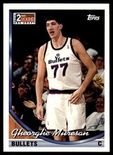 1993-94 Topps Gheorghe Muresan Rookie Washington Bullets #271