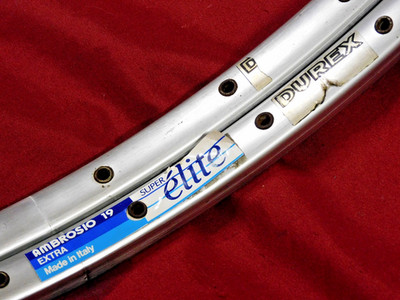 Potence Plume Vintage Ambrosio Grand Prix Argent - Longueur 105mm, Alu Italie - Occasion Excellente