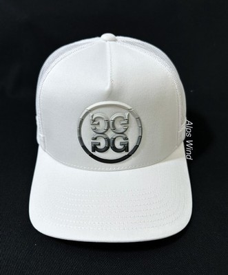 G/FORE GRADIENT CIRCLE G'S COTTON TWILL TRUCKER HAT SNOW GMH000027 - NEW