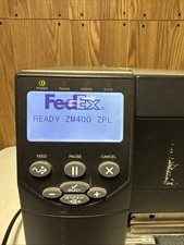 Zebra ZM400 Industrial Label Printer     Tested Working USB Serial Parallel