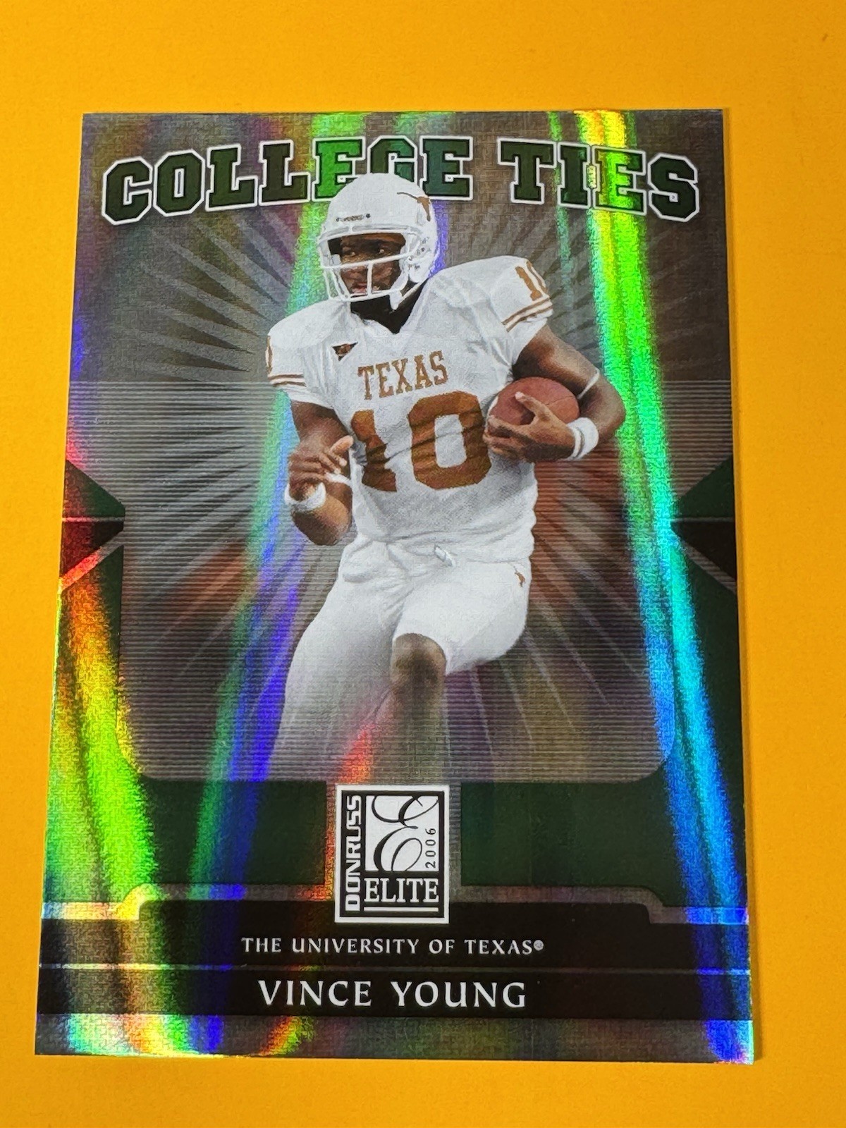 Vince Young Donruss Elite College Ties #CT19 College Ties