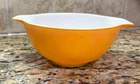 Vintage Pyrex Cinderella Orange Mixing Bowl 1 1/2 Quart 442 Tab Handles