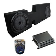 Kicker 43CVT124 12" Subwoofer Fits 17-25 Ford F-250 Supercrew w/ 46CXA8001 Amp