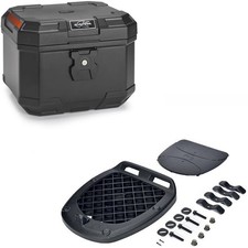 Kappa KB37N K&rsquo;BOX 37 Liter Koffer schwarz Monolock mit Platte Afs Rom