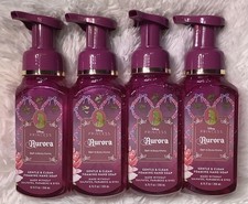 BATH BODY WORKS FOAMING HAND SOAP DISNEY PRINCESS AURORA SET OF 4