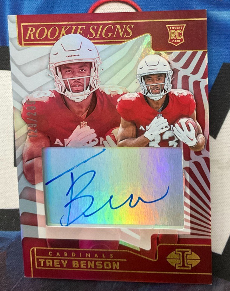 Trey Benson Panini Illusions Rookie Signs Autographs #RSTBN Base