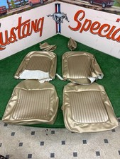 1968-69 Mustang Bucket Seat Standard Upholstery Set Nugget Gold