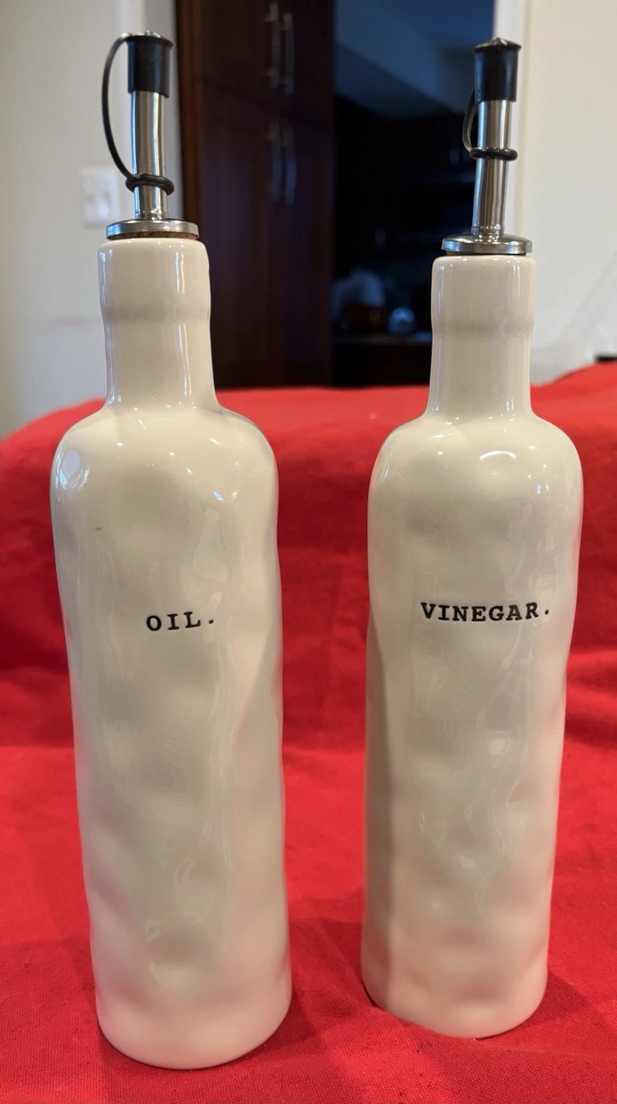 Rae Dunn Vintage Oil and Vinegar Dispensers, Never Used