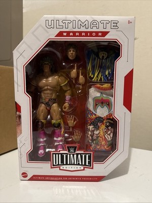 WWE Mattel Ultimate Edition Ultimate Warrior Wrestlemania 7 Figure - New In-Box