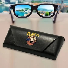 POPEYE THE SALIOR MAN ON THE RUN AGAIN PU LEATHER GLASS CASE