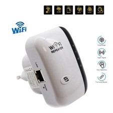 WiFi Booster Extender Range Repeater Internet Amplifier 300Mbps UK Plug