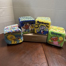 Lot Of 4 Sesame Street Soft Play Book Colors Shapes Numbers Zoe Colors Numbers