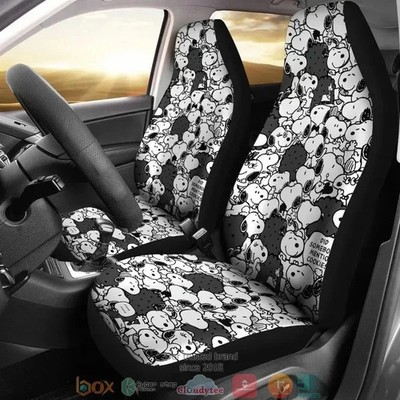 Snoopy Peanuts Car Seat Covers Front Seats Universal Fit Auto Decor (set of 2)