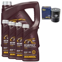MotoröL Set Mannol 5W-30 Energy Formula 9 Liter + ÖLfilter FüR Mitsubishi L200