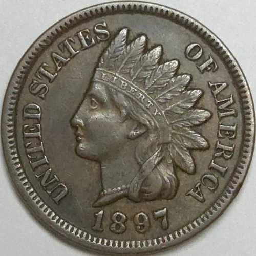 1897 Indian Head Penny - XF (Lot#1)