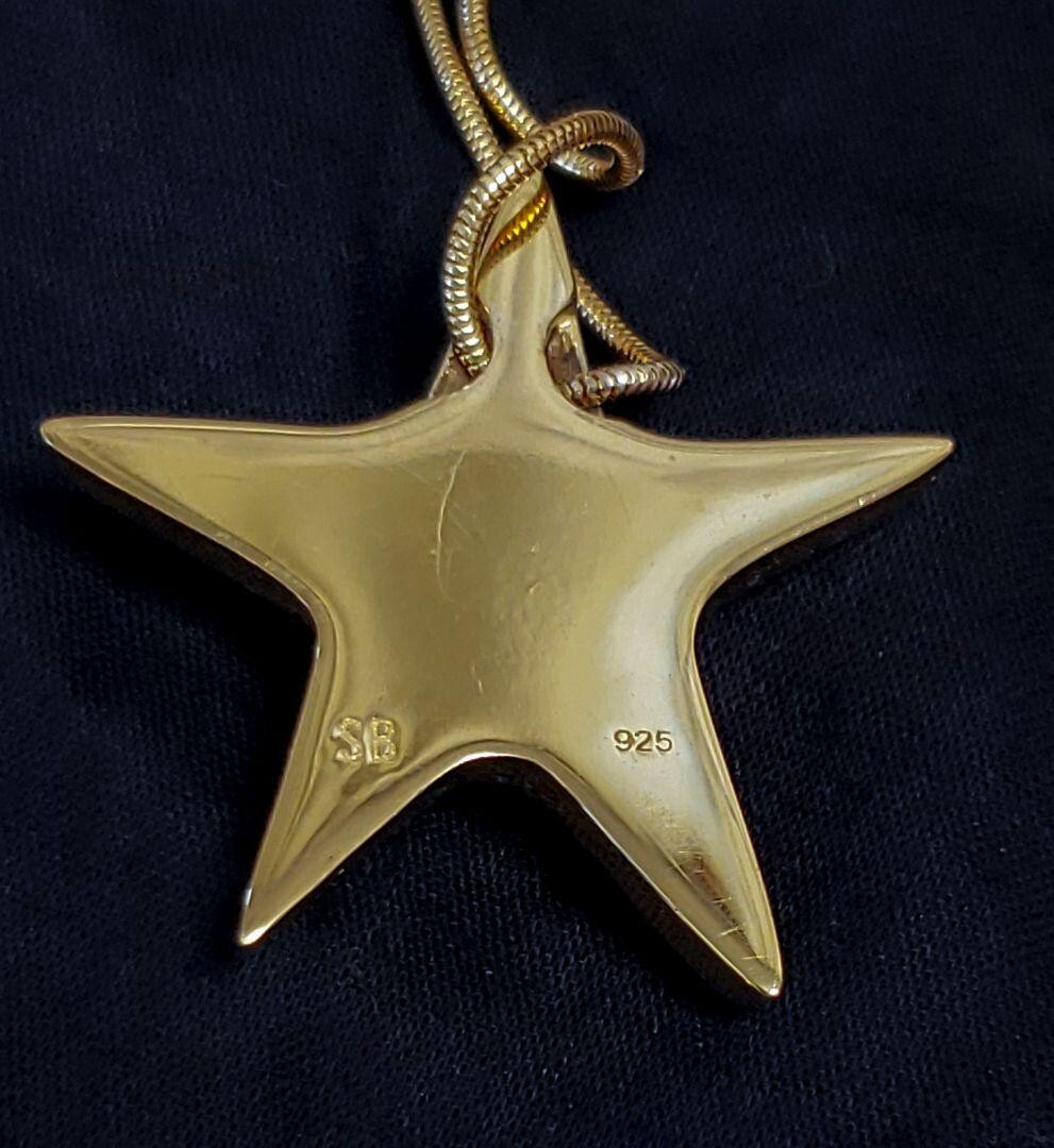 Sophie Buhai Vessel Pendant Star Motif Silver 925 Hand Made