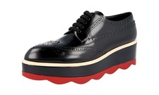PRADA Platform Leather Brogue Dress Shoes Wingtip -  US 9.5 EU 39,5 40 UK 6.5