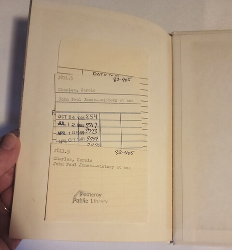 John Paul Jones Victory At Sea Hardback Book Narrative Poem by Carole Charles - Imagen 7 de 11