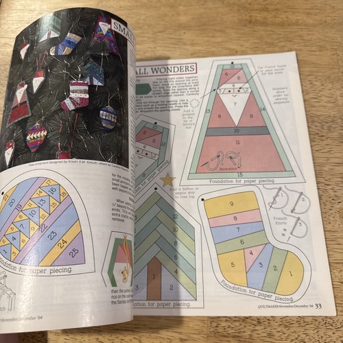 QUILTMAKER Magazine NOV/DEC 1994 The Pattern Magazine for Today's Quilters - Picture 5 of 10