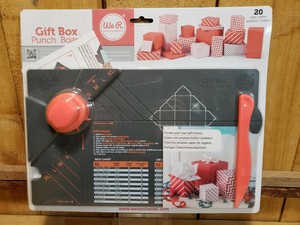 American Craft We R Memory Keepers Gift Box Punch Board Make Your