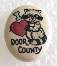 I Love Door County, Wisconsin Tourist Travel Souvenir Collector Pin