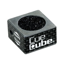 CUE CUBE Billiard Cue TIP TOOL - 2 in 1 - Shaper Scuffer Nickel or Dime Radius
