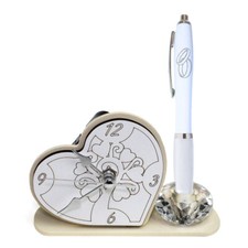 34948 Bomboniere Portapenne  Orologio i Albero della Vita Nozze