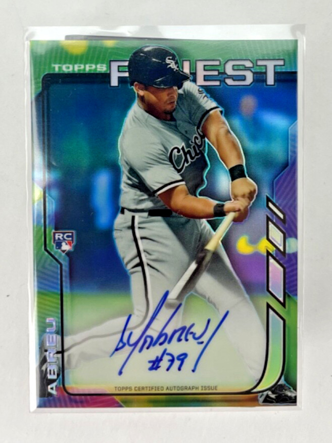 2014 Topps Finest Rookie Auto Refractor Jose Abreu #RA-JA RC
