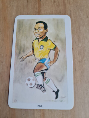 FOOTBALL SOCCER 1979 Venorlandus trade card PELE Brasilien Brasil Santos