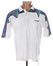 ADIDAS VINTAGE TENNIS POLO 1990'S WHITE SIZE M ADULT