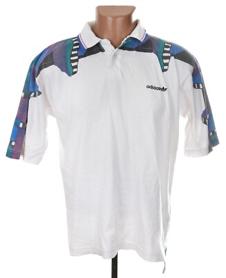 ADIDAS VINTAGE TENNIS POLO 1990'S WHITE SIZE M | eBay