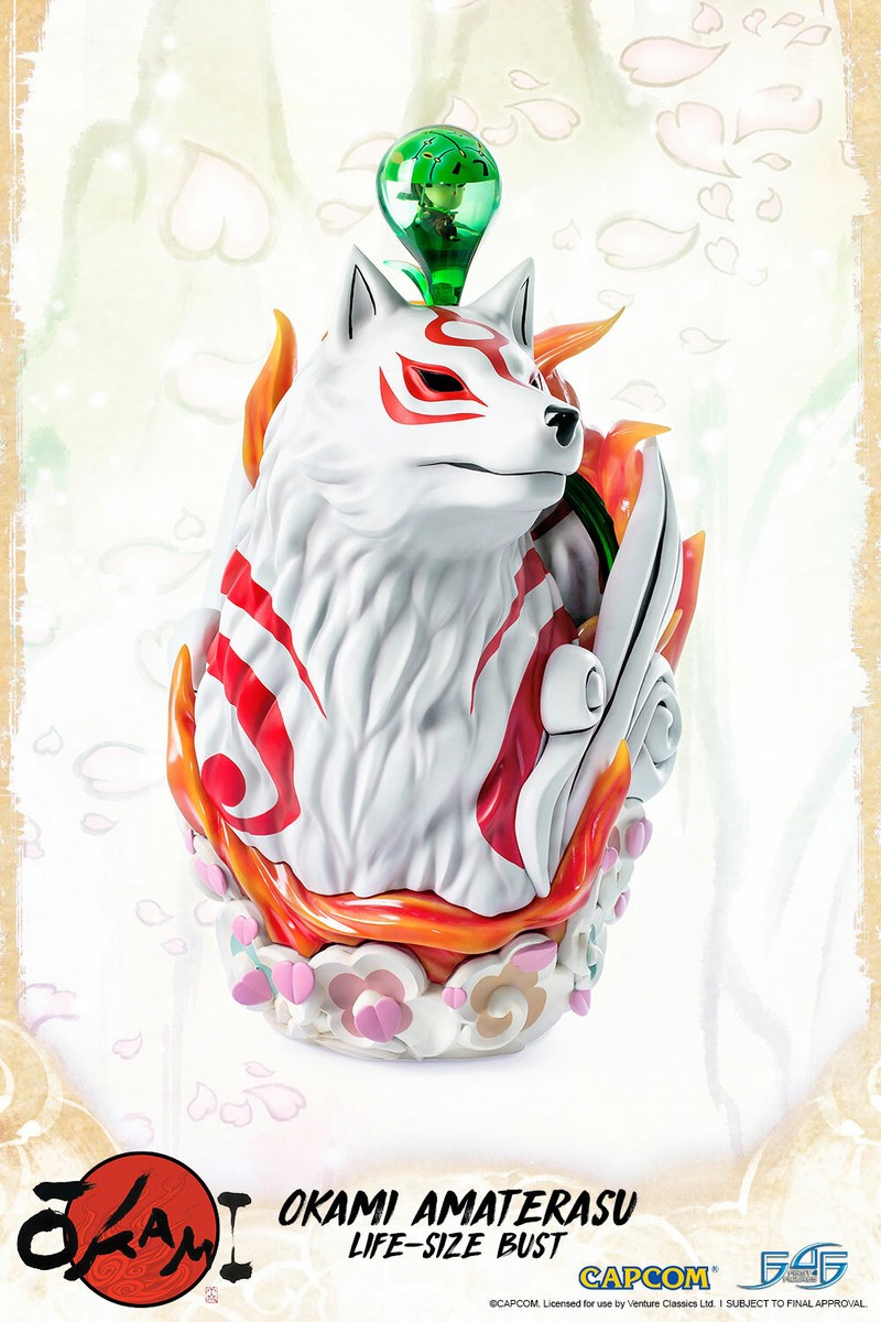 First4Figures Okami Amaterasu Life Size Bust Regular Statue MIB | eBay