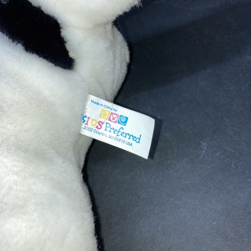 Vintage 2001 Kids Preferred Stuffed Plush 14” Cow Horns Black White Floppy Lovey - Picture 6 of 8