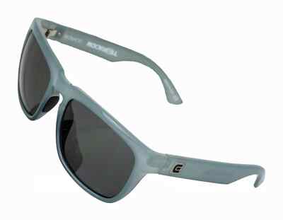 Neu Rockwell Sonnenbrille Monaco Shark Grau / Schwarz Gläser Limitierte Ausgabe
