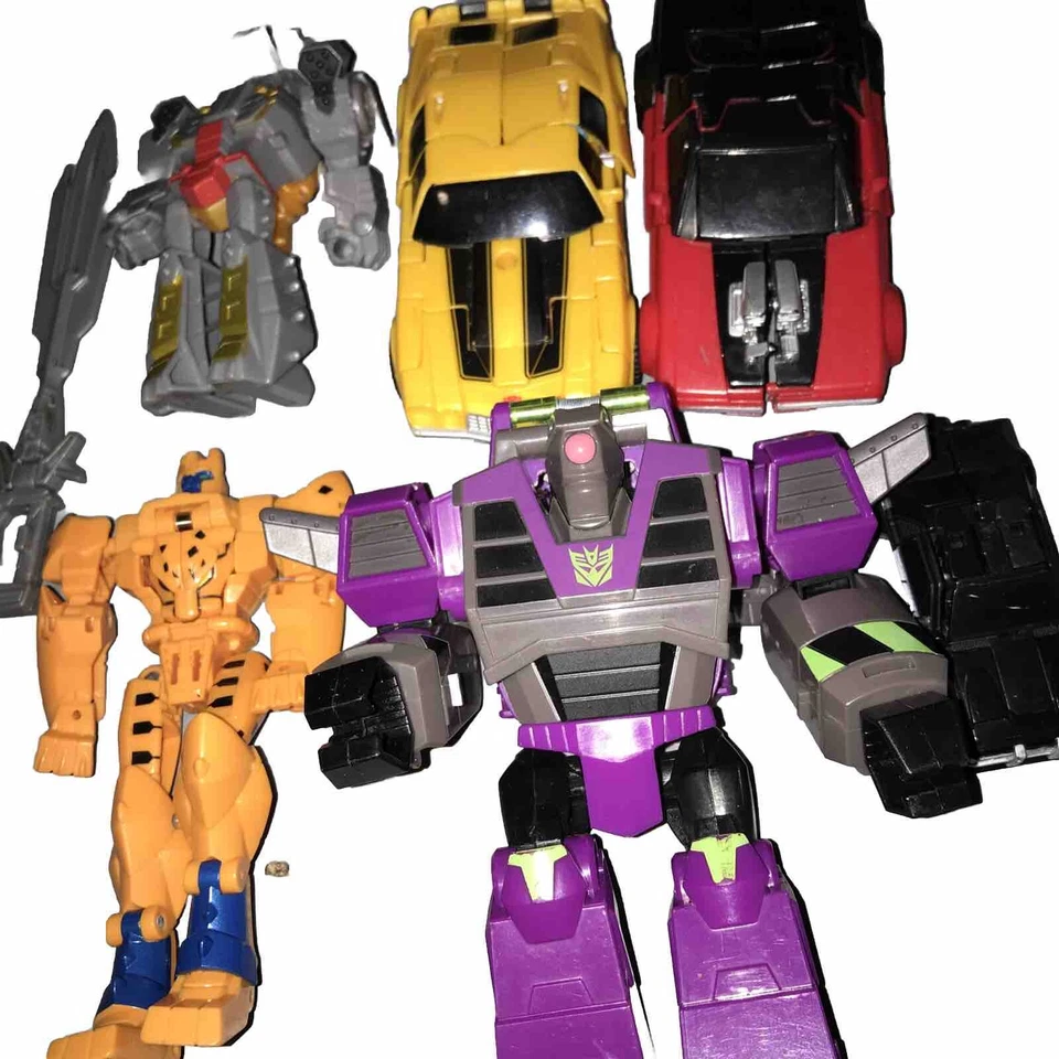 Transformers lot of 13 figures W/some Weapons 2015 Menasor Combiner Force  sword - Image 3 of 4