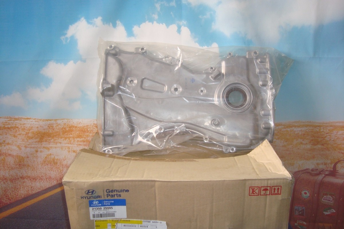 Genuine for Hyundai 21350-25005 Timing Chain Cover Assembly for