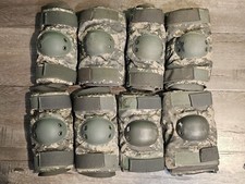 8 Pairs Medium Elbow Pads MILITARY Universal Camouflage Pattern Made in USA