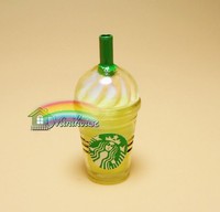 1:12 Dollhouse Yellow Starbucks Ice Cream Cups Ice Cream Cups 1:12 Dollhouse Yellow Starbucks Ice Cream Cups Ice Cream Cups