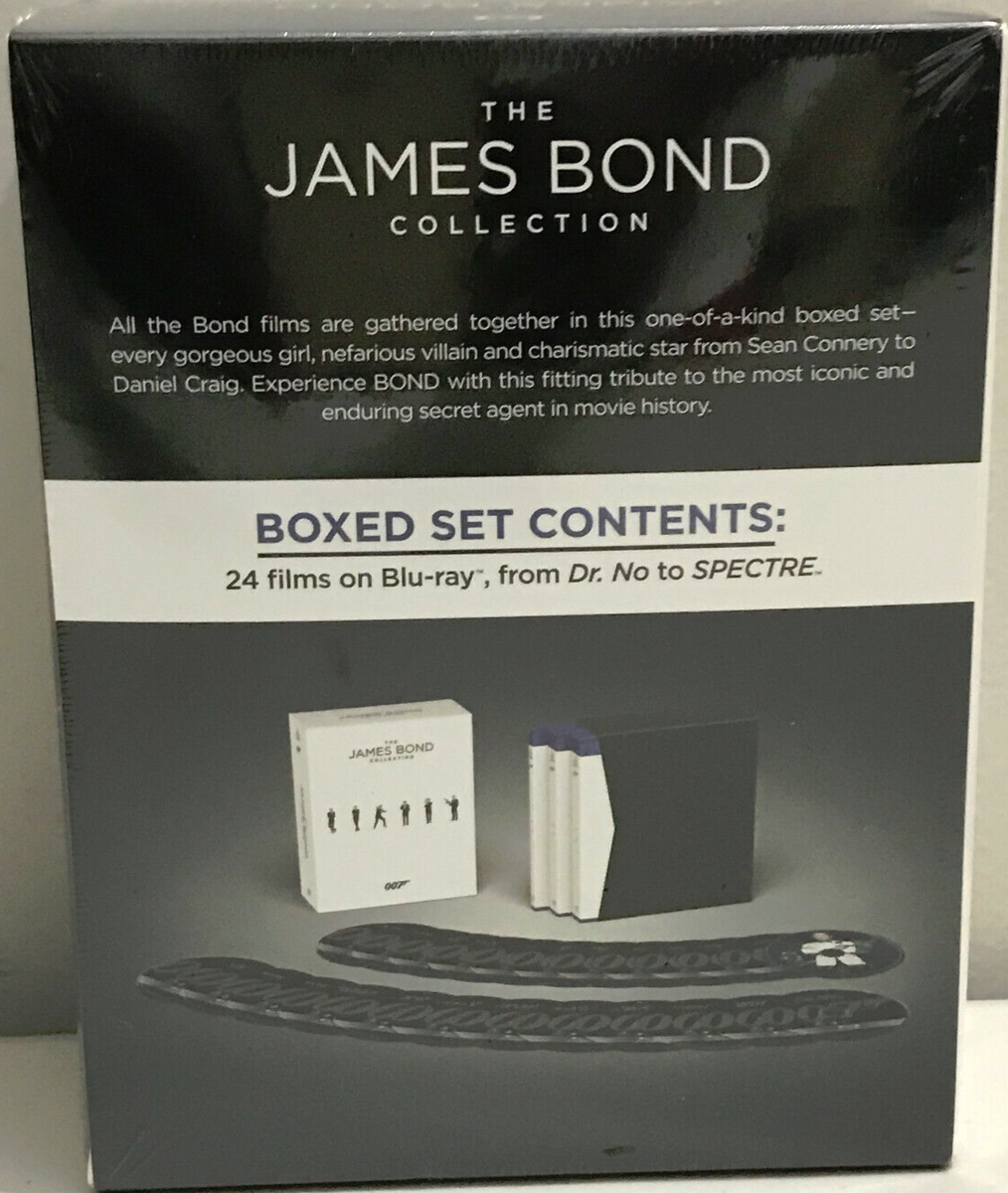 The James Bond Collection 24 Films on Blu-Ray From Dr. No to