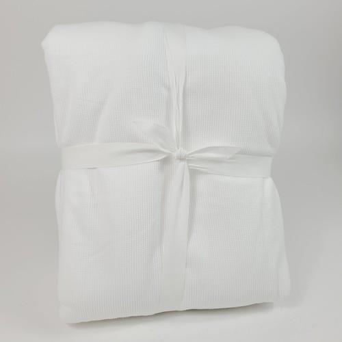 Pottery Barn White Mini Waffle Thermal Knit Full/ Queen Duvet Cover eBay