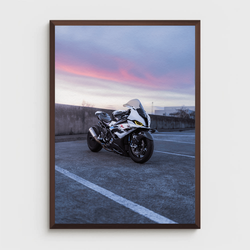 BMW Inspired S1000RR Drag Spec Motorcycle Art Print 016 Speed and Elegance - Picture 2 of 12