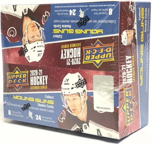 2020-21 Upper Deck Extended Hockey Factory Sealed Unopened Retail Box (24 Packs)