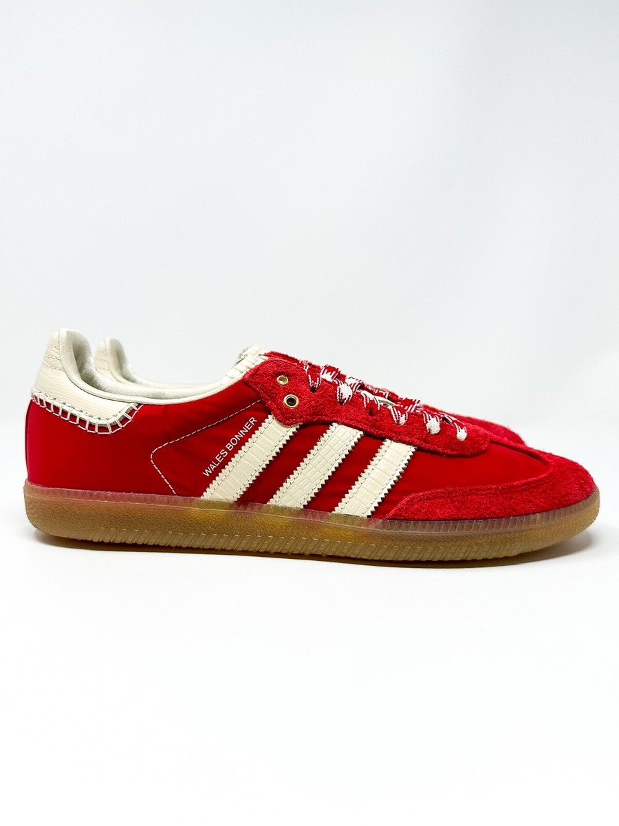 Adidas x Wales Bonner Men's Samba Low Top Sneakers Red/White Adidas x Wales Bonner Men's Samba Low Top Sneakers Red/White