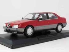 NOREV COLLECTORS 1:18 DIE CAST CAR ALFA ROMEO 164 1991 RED ART 187866