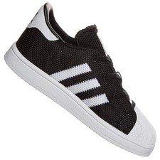 Adidas Originals Superstar I Kids Small Sneakers Black White
