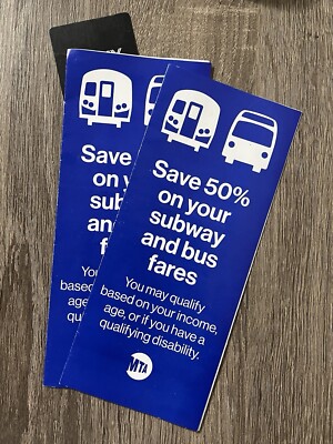 MTA NYCT Fair Fares Metrocard/OMNY Discount Pamphlet/Flyer