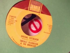 S SMOKEY MIRACLES SPECIAL OCCASION / GIVE HER UP ON TAMLA .RECORDS