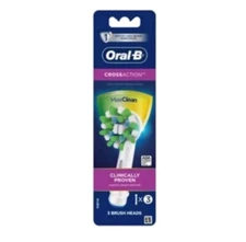 Oral-B CrossAction Max Clean Brush Heads 3 Count White