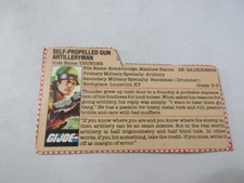 Vintage G.I.Joe: Self Propelled Gun Artilleryman