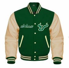 RARE USF South Florida Bulls NCAA Varsity jacket small med large XL 2XL 3XL